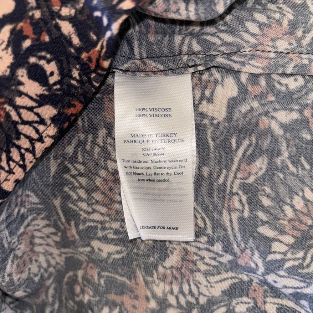 Faherty Multicolor Patterned Blouse - image 8